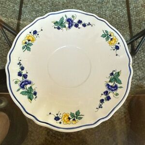 Villeroy and Boch Phoenix Blau Saucer for Breakfast Cup 6.5” (sold individually)